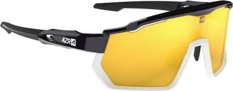 Azr AZR Gafas Pro Race RX Barnizadas Negro/Blanco / Juego de Lentes Hidrófobas Doradas