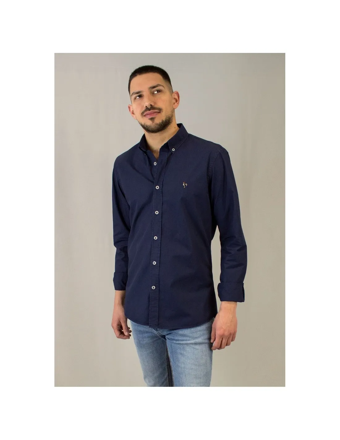 Camisa Patadegallo Marino - Ecool