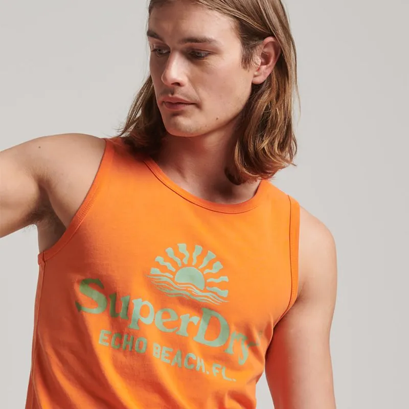 Camiseta Para Hombre Vintage Venue Neon Vest Superdry 55597