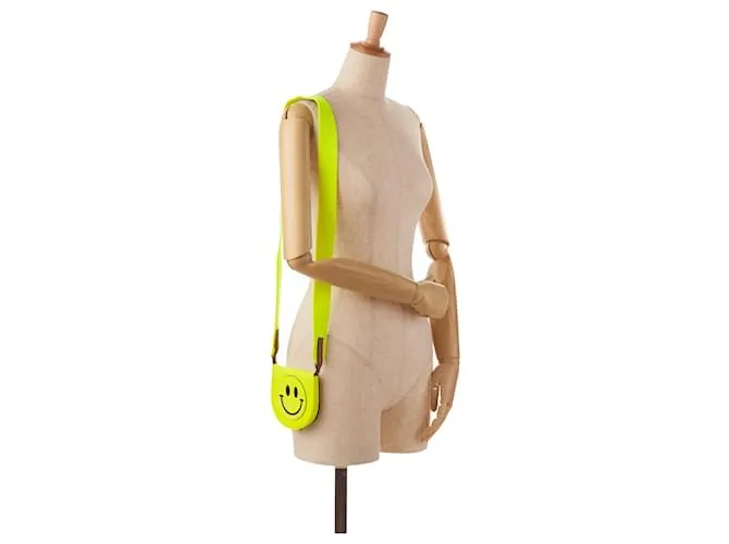 Cruzada pequeña Smiley amarilla de LOEWE Amarillo 