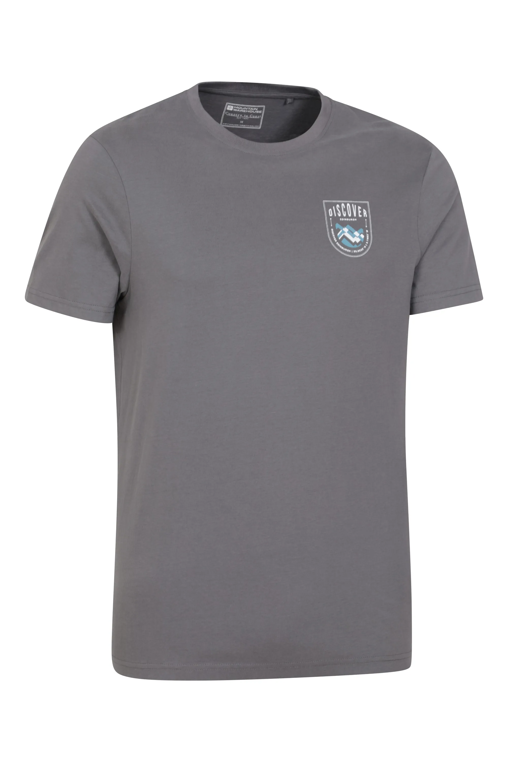 Discover Edinburgh camiseta de algodón para hombre
