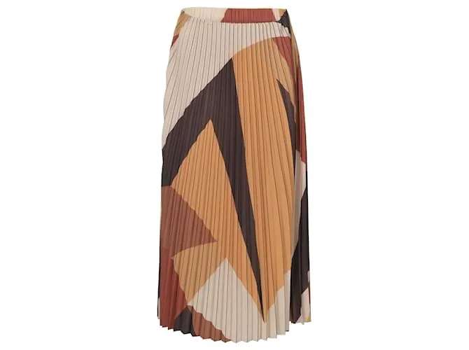 Falda midi plisada con gráfico Donie de Ba&sh en poliéster multicolor 