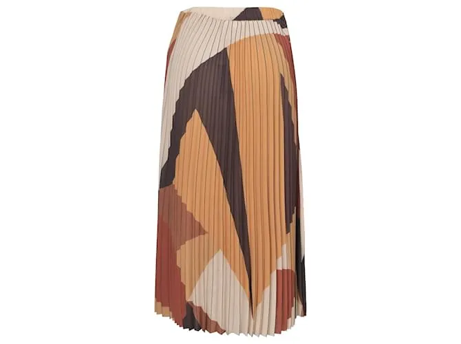 Falda midi plisada con gráfico Donie de Ba&sh en poliéster multicolor 