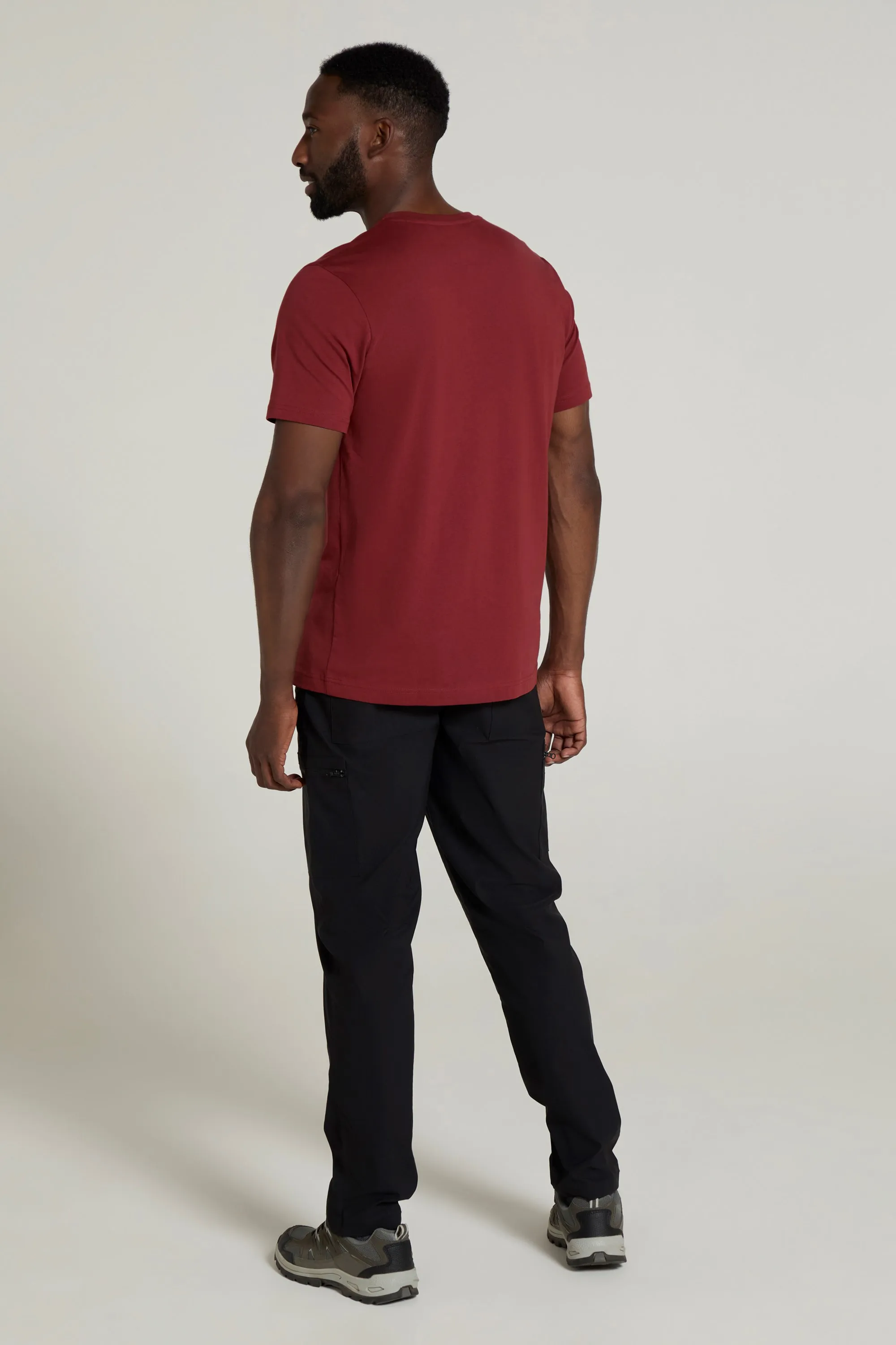 Linear Mountain camiseta orgánica para hombre