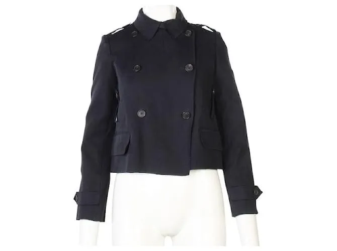 MIU MIU Chaqueta Azul Marino 