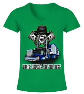 TruckDriver Camiseta cuello pico Mujer